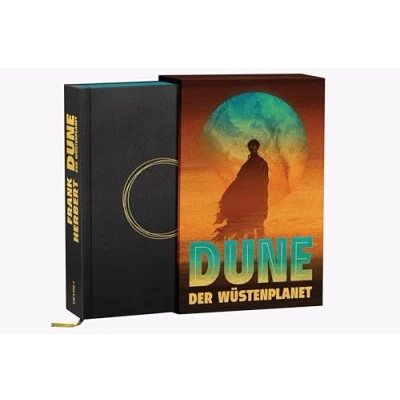 Obrázek Dune Der Wüstenplanet: Luxusausgabe: erfolgreichste Science Fiction Roman aller Zeiten mit Farbschnitt, herausnehmbarer farbiger Faltkarte und ... (Der Wüstenplanet neu übersetzt)