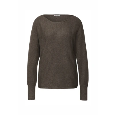 Obrázek Street One Damen 3015541 Dolman Pullover, Nomad Brown Mel, 44