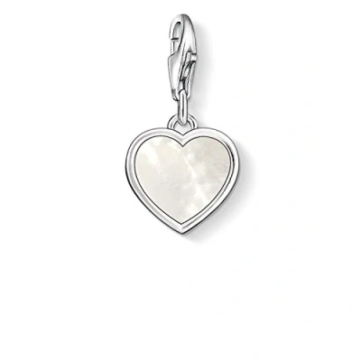 Obrázek Thomas Sabo Dámský elegantní přívěsek nejlepší maminka Best Mom Charm, Sterlingové stříbro, perleť.