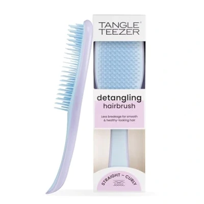 Obrázek Tangle Teezer Die Wet Detangler Haarbürste Für nasses &amp; trockenes Haar alle Haartypen beseitigt Knoten reduziert Haarbruch Lilac Cloud Blue