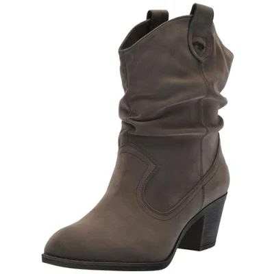 Obrázek Rocket Dog Dámské westernové boty Šerif Vintage Worn Pu, Hnědá