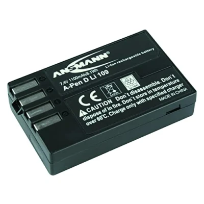 Obrázek ANSMANN Li Ion akumulátor a Pen D 109 7 4V / Typ 1100 mAh Výkonná baterie pro foto digitální fotoaparáty perfektní náhradní Pentax Digicam mnoho dalšího