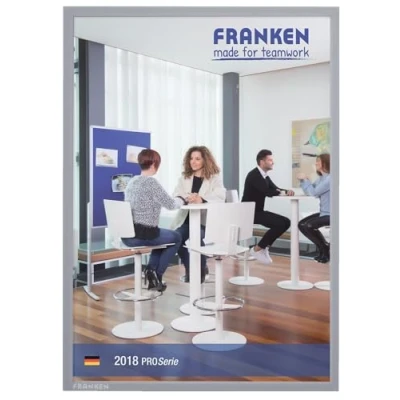 Obrázek FRANKEN Pouzdro na dokumenty Frame It X tra!Line, DIN A3, magnetické, černé, ITSA3M 12