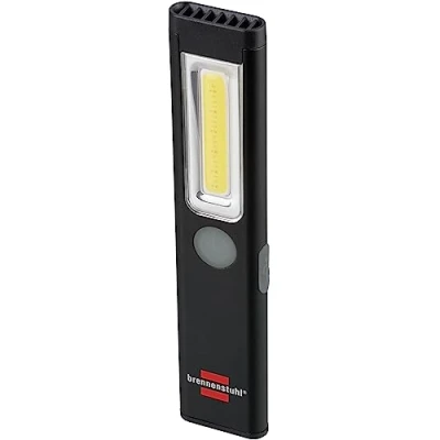 Obrázek Brennenstuhl LED akumulátorová ruční svítilna PL 200 AC/LED kapesní s COB (200 lm, včetně nabíjecího kabelu USB C, doba svícení až 12 h, inspekční světlo magnetem a klipem)