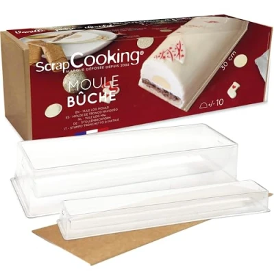 Obrázek ScrapCooking Forma na pečení, PVC, bílá, 33 x 11,4 6,4 cm