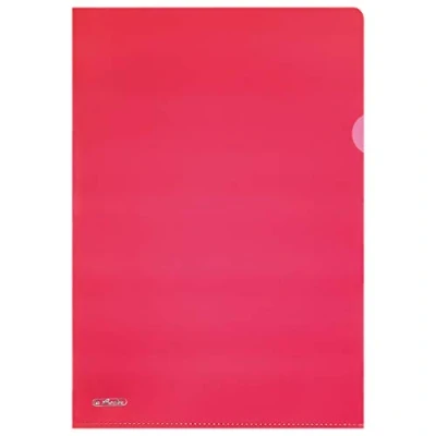 Obrázek Herlitz 50009091 Kryt souboru A4 pyramida, červená, 10 ks v polybagu