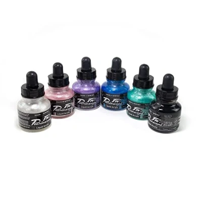 Obrázek Daler Rowney DR603200006 Fw inkoustová patrona, perleťový efekt, JDAFWPE6