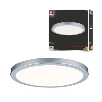 Obrázek Paulmann 70865 LED panel Atria kulaté stropní svítidlo 22 W světlo 2700 K teplá bílá chrom matný stmívatelný pro montáž na stěnu a strop