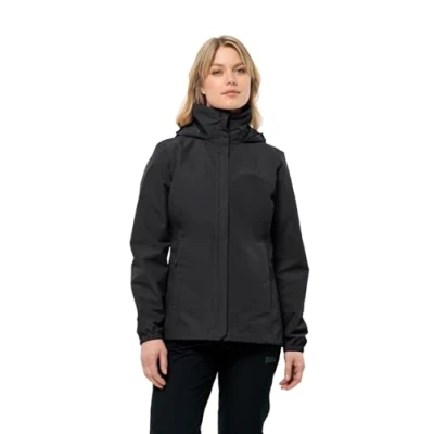 Obrázek Jack Wolfskin Stormy Point Vodotěsná bunda, Ženy, Velikost: XL, Black