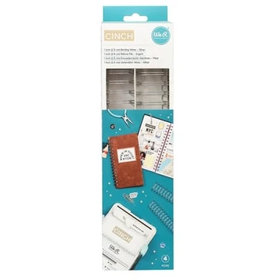 Obrázek WE R Memory Keepers Cinch Wires 1 &quot; 4/balení pro Silver