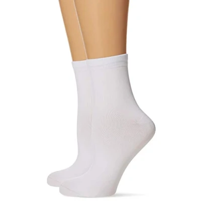 Obrázek DIM SKIN Ankle 2 PACK Ponožky, Ženy, Velikost: 37/41, White