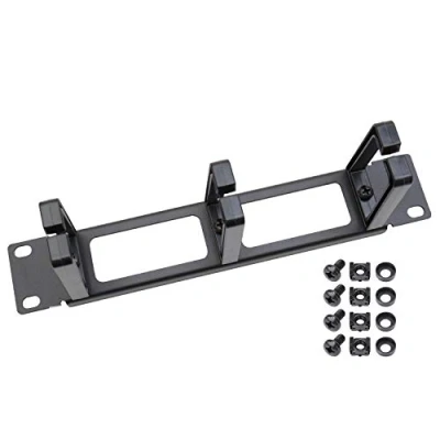Obrázek HMF 63353 02 pojízdný panel pro serverovou skříňku 10 palců 1 HE 3 vodicí ramínko černý
