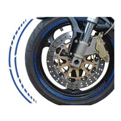 Obrázek Foliatec PIN Striping Racing Felgenrandaufkleber Motorrad Zierstreifen Felgen Aufkleber, blau