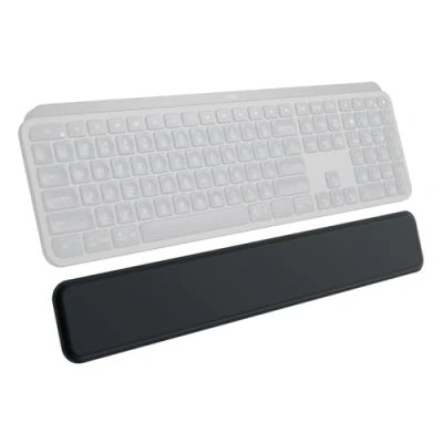 Obrázek Podložka Logitech MX Palm Rest (pro klávesnici Keys, prvotřídní protiskluzový materiál pro pohodlí při dlouhém psaní), černá