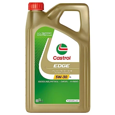 Obrázek Castrol EDGE 5W 30 LL Longlife motorový olej, 5 l, zlatý
