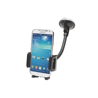 Obrázek Kensington Univerzální držák do auta pro smartphony na čelním skle a větrání, včetně iPhonů, Android, telefony s Windows, černý, K39217EU