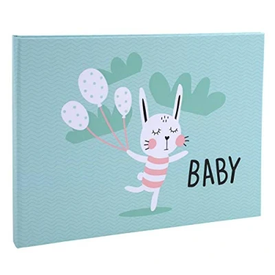 Obrázek Exacompta 11230E Premium Fotoalbum Baby für 60 Fotos, perfekt Ihre und Kinderfotos zum selbstgestalten Fotobuch grün