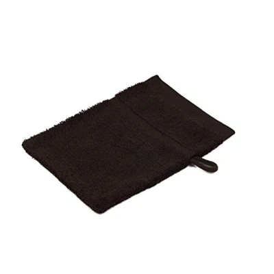 Obrázek Gözze mycí rukavice, 4dílná sada, měkká a savá, 100% bavlna, 16 x 21 cm čokoláda