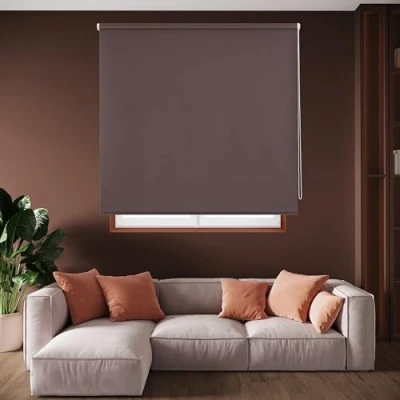 Obrázek Blindecor Draco zatemňovací roleta tmavě hnědá, 100 x 175 cm (š v) velikost látky 97 170 cm. Termo na okna
