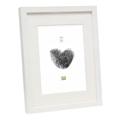 Obrázek Deknudt Frames Rámeček Basic High White Dřevěná lišta s velikostí objednávky PTT = velikost rámu, dřevo, bílá, 24 x 30 cm