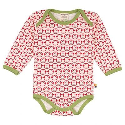 Obrázek loud + proud Unisex Baby dlouhé, potištěné body, Červená (Tomato To), 86 92