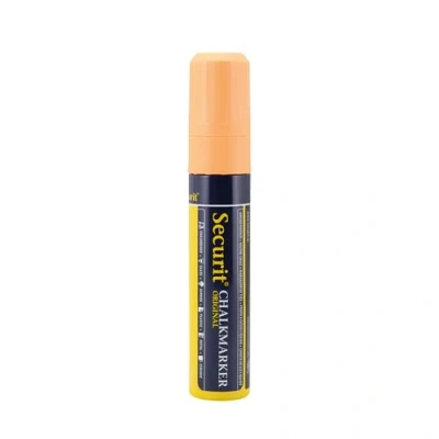 Obrázek Securit 7 mm 15 Strichbreite Bold Rechteckige Spitze groß Liquid Chalk Marker Orange