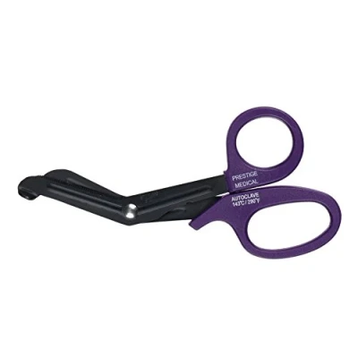 Obrázek NCD Medical/Prestige Medical Fluoridově potažené obvazové nůžky, 14 cm, fialové