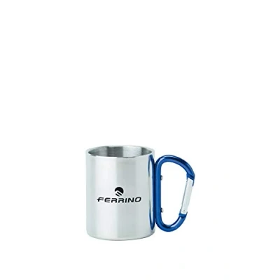 Obrázek Ferrino Tasse mit Karabinerhaken, grau, 32,4 x 17,1 21 cm, 500 ml