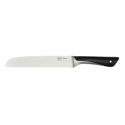 Obrázek Jamie Oliver by Tefal K26703 nůž na chleba 20 cm vysoký řezný výkon nezaměnitelný design odolné čepele s dlouhou životností ušlechtilá ocel/černá
