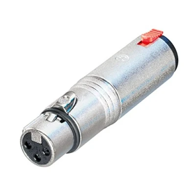 Obrázek Neutrik NA3FJ Adapter XLR 3 Pol female auf Klinke TRS verriegelbar