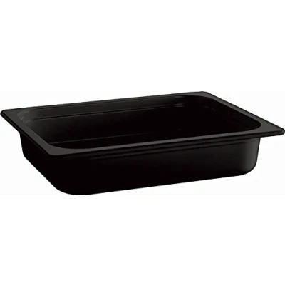Obrázek APS 83756 GN 1/2 nádoba ECO LINE, 32,5 x 26,5 cm, hloubka 65 mm, 3,4 litru, melamin, černá