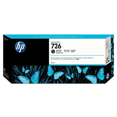 Obrázek HP CH575A 726 Matně černá originální tisková kazeta s vysokým dosahem (300 ml) pro HPDesignJet