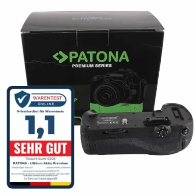 Obrázek PATONA 1496 Náhrada za bateriový grip Nikon MB D12 pro D800 D800E D810 D810A s infračerveným dálkovým ovládáním (přihrádka na baterie 1X EN EL15 nebo EL18A a 8X AA)