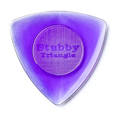 Obrázek Dunlop DL P 0120 473p2.00 TRI Stubby Players Pick (6 kusů) světle Purple