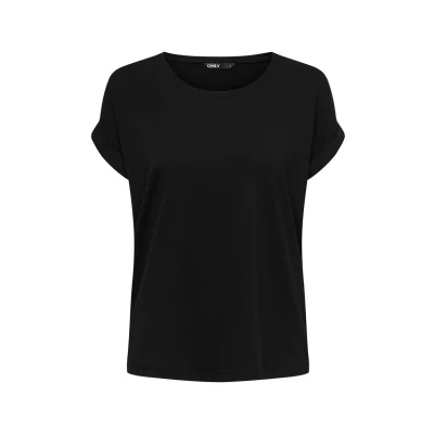 Obrázek ONLY Moster Oneck NOOS JRS Jednoduché tričko, Ženy, Velikost: XS, Black/solid black