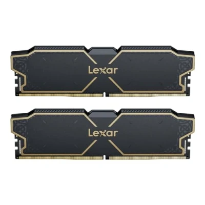 Obrázek Lexar THOR OC DDR5 RAM 32GB Kit (16GB x 2) 6000 MHz, DRAM 288 Pin UDIMM stolní paměť, vysoce výkonná paměť počítače pro XMP 3.0 &amp; AMD EXPO, CL32 38 96, 1.3 V (LD5U16G60C32LG RGD)