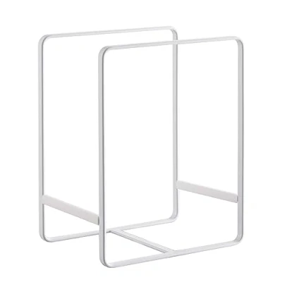 Obrázek Yamazaki 2268 TOWER stojan na nádobí, bílý, ocel/silikon, minimalistický design, 11,5 x 16 20 cm (DxŠxV)