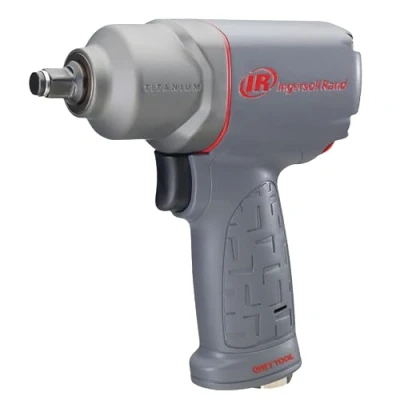 Obrázek Tlakový vzduchový rázový šroubovák Ingersoll 2125QTiMAX, s točivým momentem 450 Nm a patentovaným jednoručním ovládáním, mimořádně tichý výkonný se 7křídlovým motorem