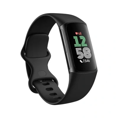 Obrázek Fitbit Charge 6 Černý (Černý Silikonový Náramek)
