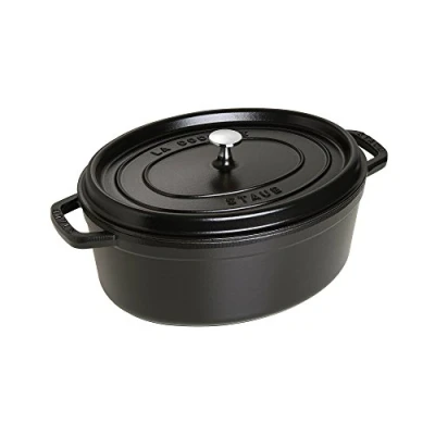 Obrázek Staub 7 Quart oválný Cocotte, černý prach