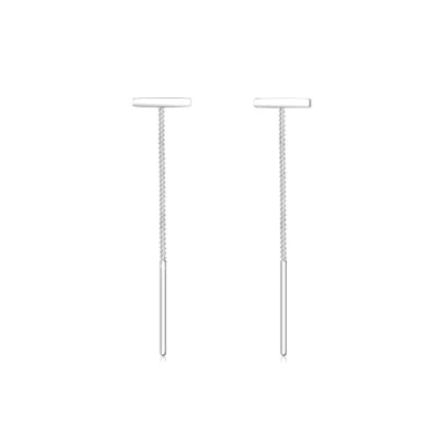 Obrázek Dámské náušnice Elli Geo Trend, kolíčkové, minimalismus, stříbro 925, stříbrná
