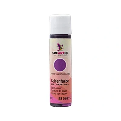 Obrázek CREARTEC přírodní barva mýdla výroba mýdla/kreace průhledná barva: Fialová Obsah: 10 ml Made in Germany