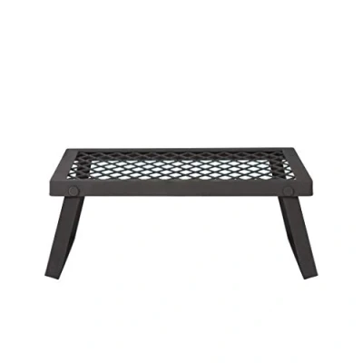 Obrázek Amazon Basics Robustní, skládací kempinkový gril, středně velký, černý