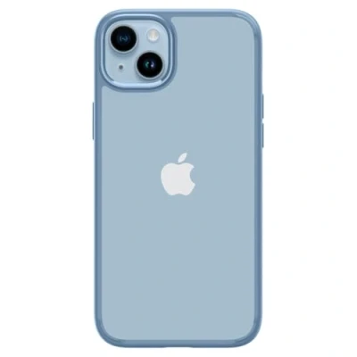Obrázek Spigen pro iPhone 14 ultra hybridní pouzdro [Anti Yellowing] Case na mobil ochranné Cover transparentní průhledné tenké Slim Sierra Blue