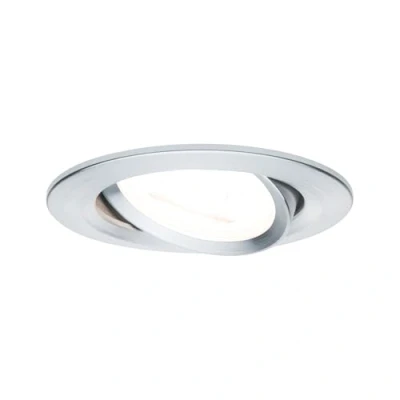 Obrázek Paulmann 93640 Nova LED vestavné svítidlo kulaté stropní bodové světlo hliník max. 35 W vestavný rám GU10 zářič bez žárovky