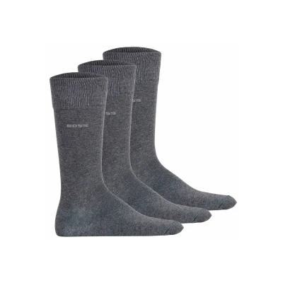 Obrázek BOSS 3ER PACK Finest Ponožky, Muži, Velikost: 39 42, Grau