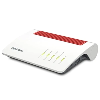 Obrázek AVM FRITZ!Box 7590 AX Exclusive Edition (Wi Fi 6 DSL router 2 400 MBit/s (5GHz) &amp; 1 200 (2,4 GHz), včetně USB flash disku SanDisk, WLAN Mesh, základna DECT, německá verze)