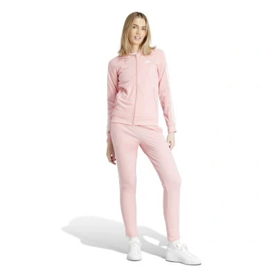 Obrázek adidas Sportswear Essentials Stripes Tepláková souprava, Ženy, Velikost: XS, Semi pink spark/white