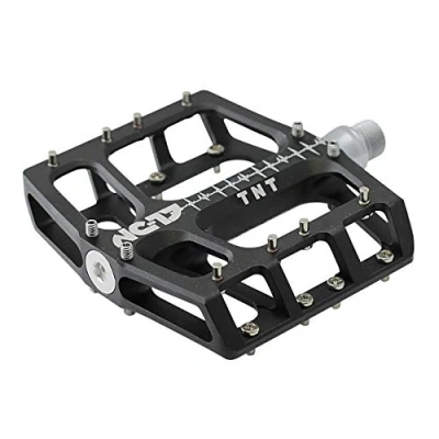 Obrázek NC 17 Pedály Sudpin IV XL TNT Aluminium Platform / pro horské kolo Pedál BMX plochá stavební výška 17,7 mm Fail Safe System Precizní ložisko + Cr Mo osa vč. náhradních kolíků