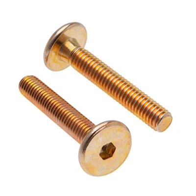 Obrázek M6 x 45 mm šestihranné šrouby pro nábytek od Keple, 25 kusů ocelové šrouby, nábytkové ložní a dřevěný nábytek, do dřeva,